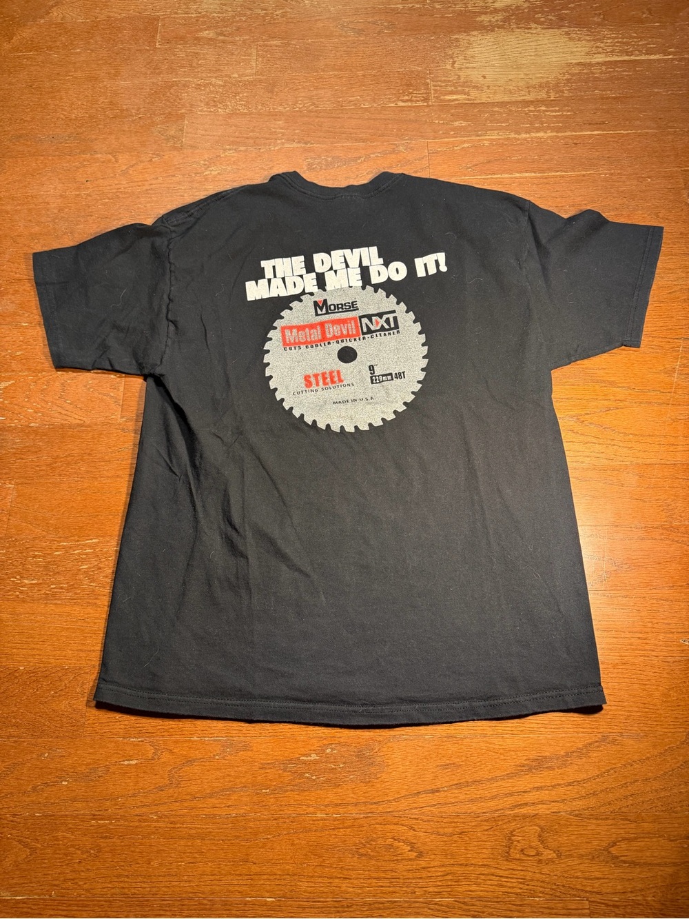 Y2K The Devil Made me Do It Back Graphic Tee